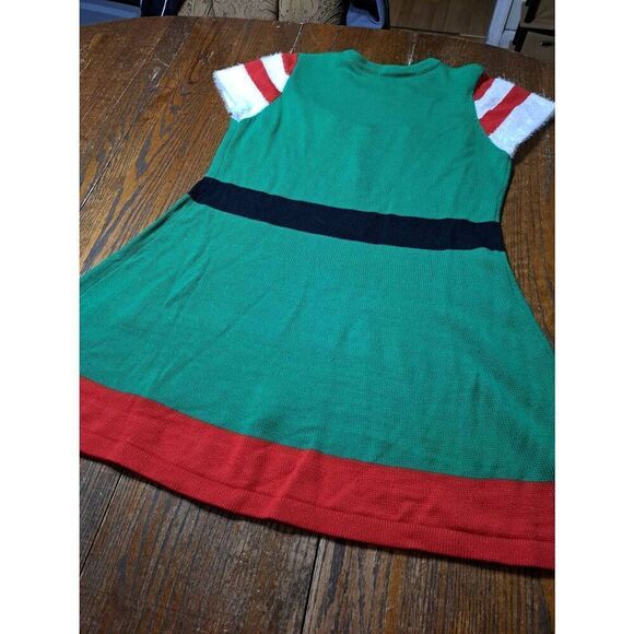 XXL Size 20 Holiday Time Christmas Holiday Dress Knit Sweater Dress Short Sleeve - Picture 8 of 10